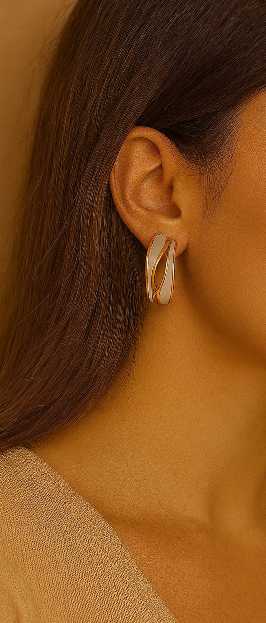 Elegant Gold Hoop Duo