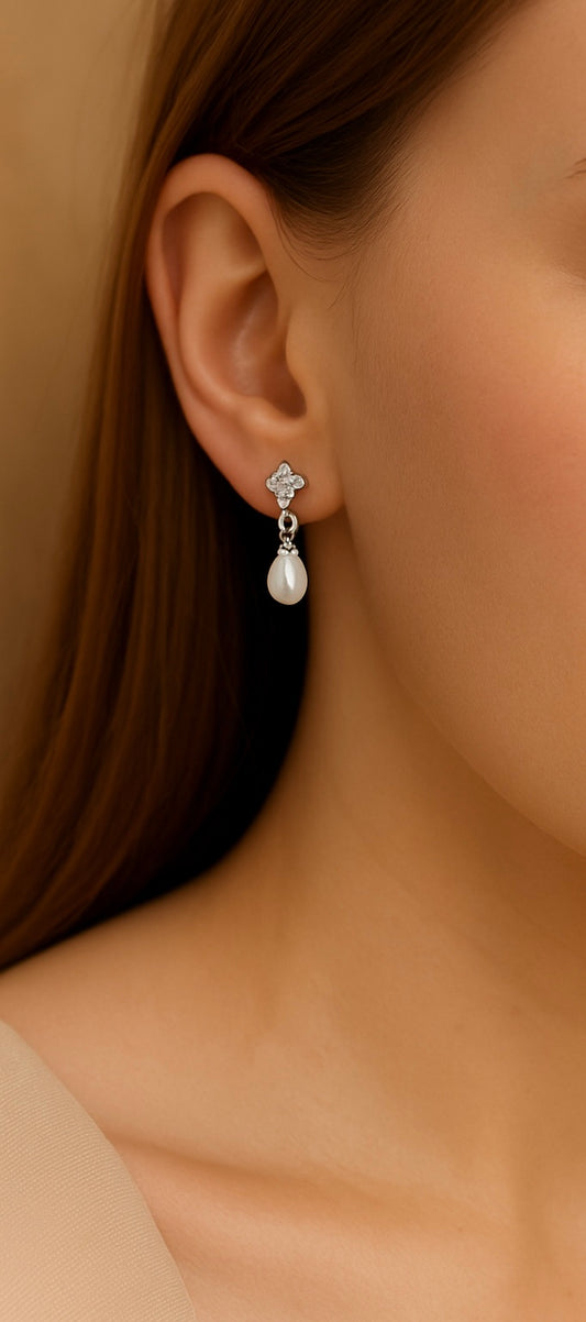 Classic Pearl Drop Studs