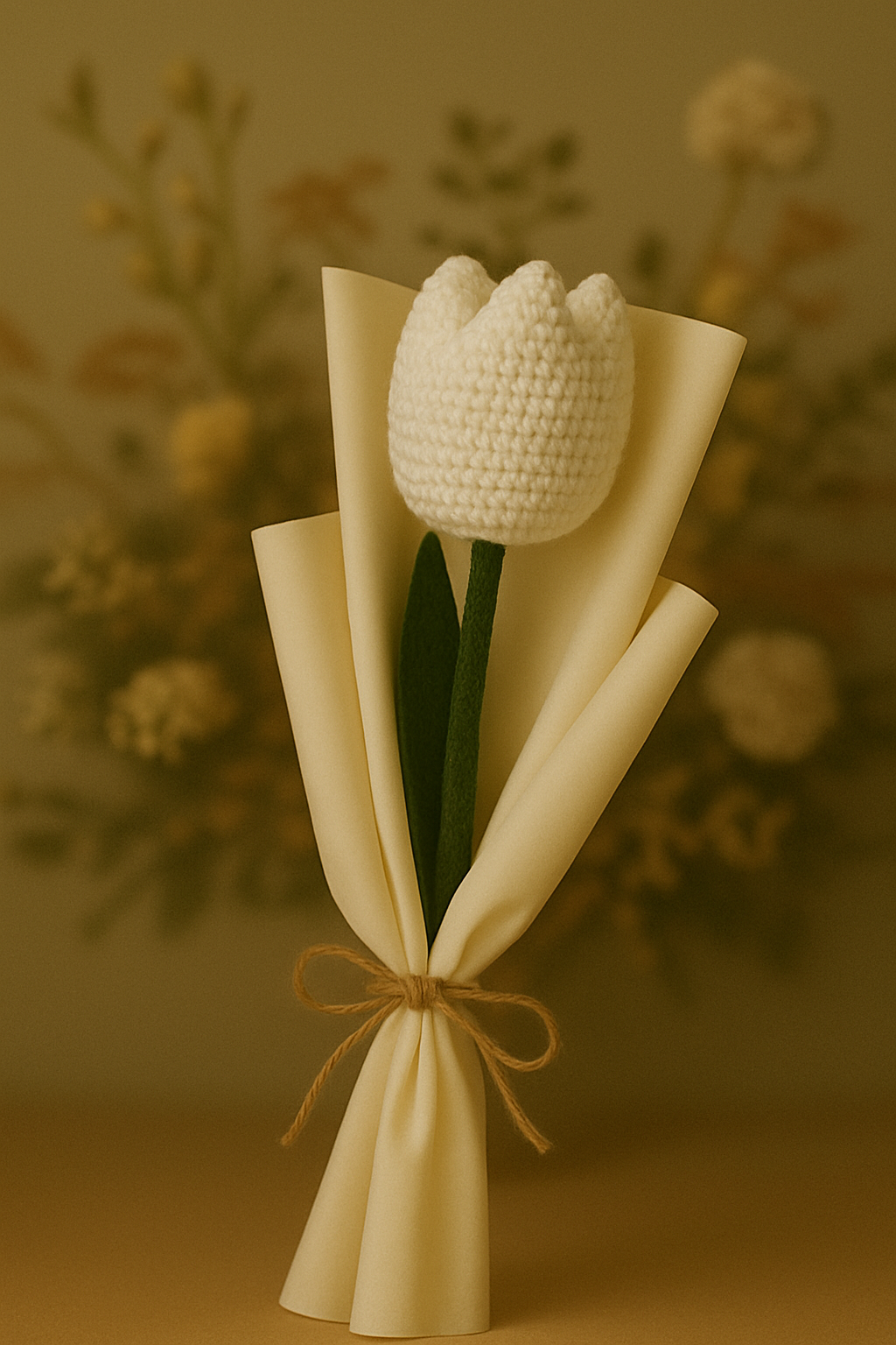 Crocheted Tulip Bloom