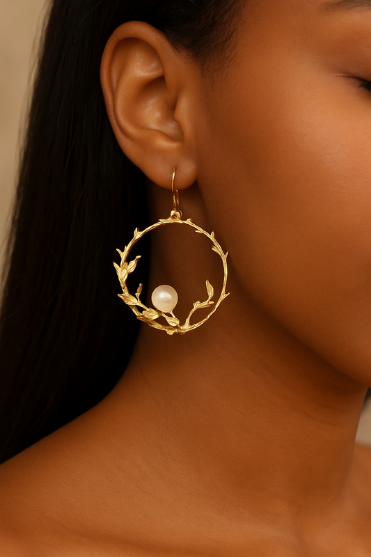 Botanical Pearl Bloom Earrings