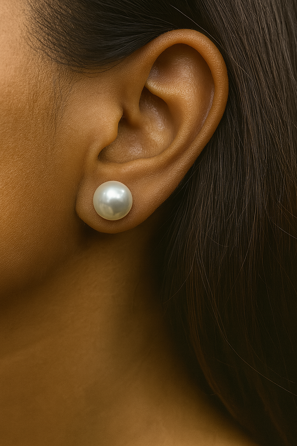 Classic Pearl Stud Earrings