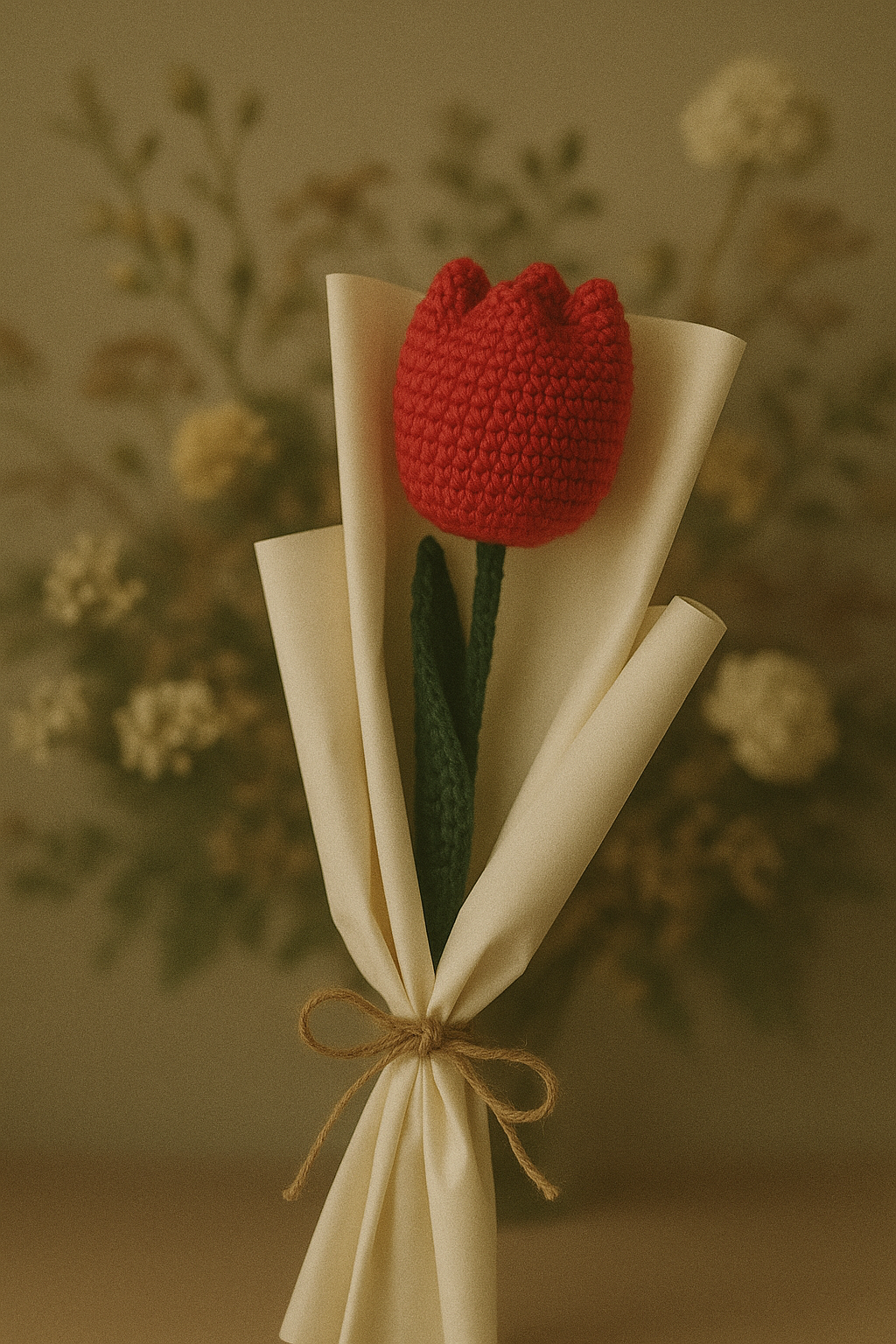 Crocheted Tulip Bloom