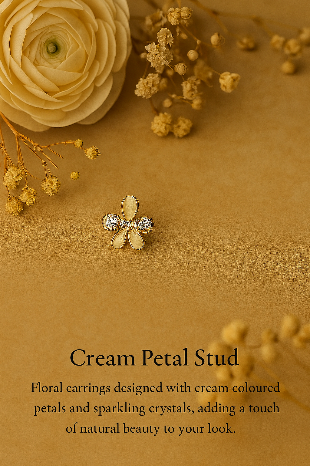 Ivory Bloom Studs
