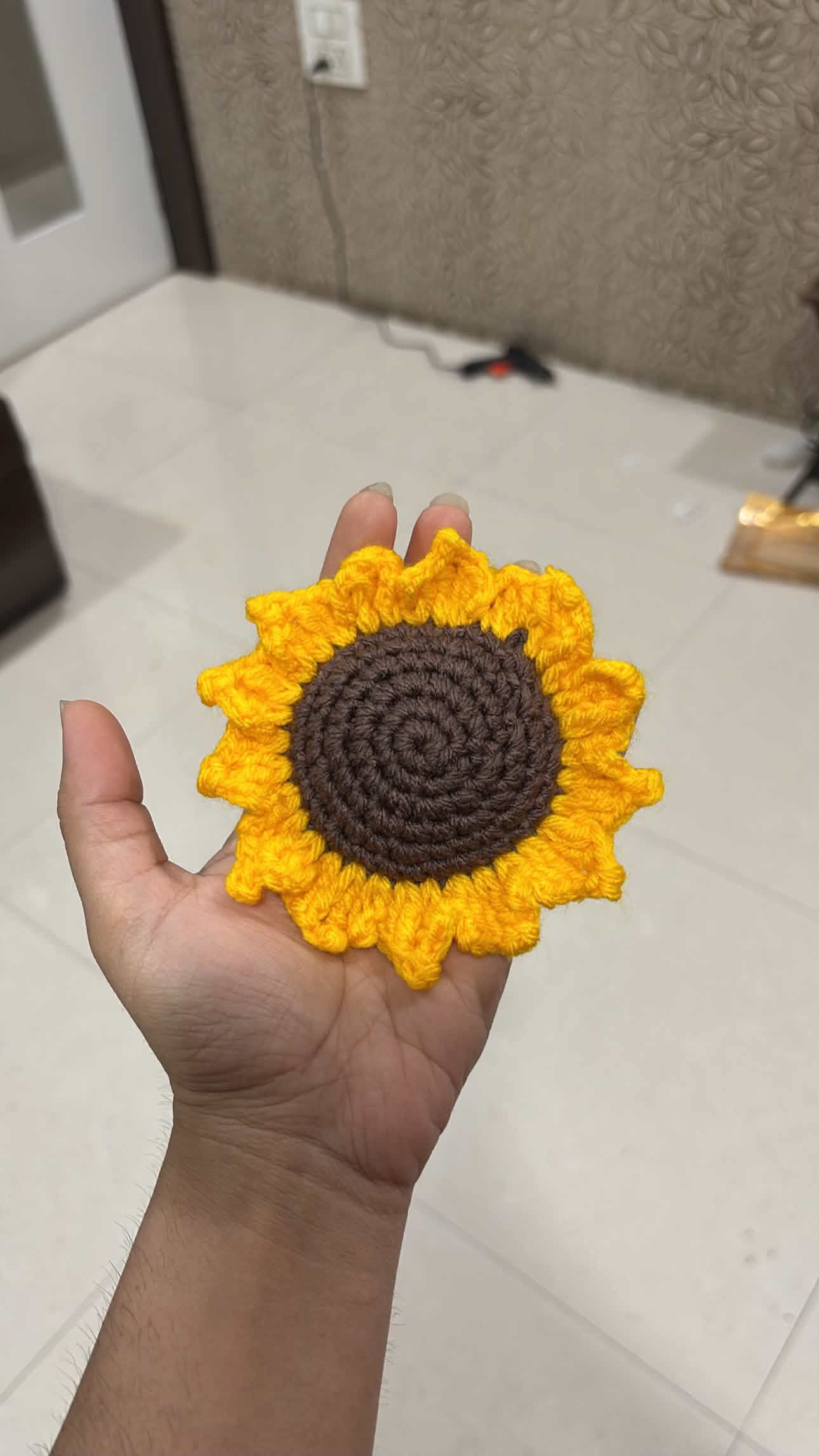Sunny Crochet Sunflower – Handcrafted Bloom
