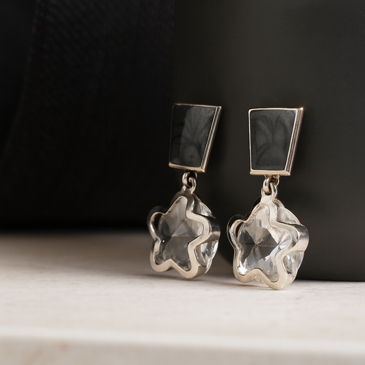 Celeste Star Drop Earrings