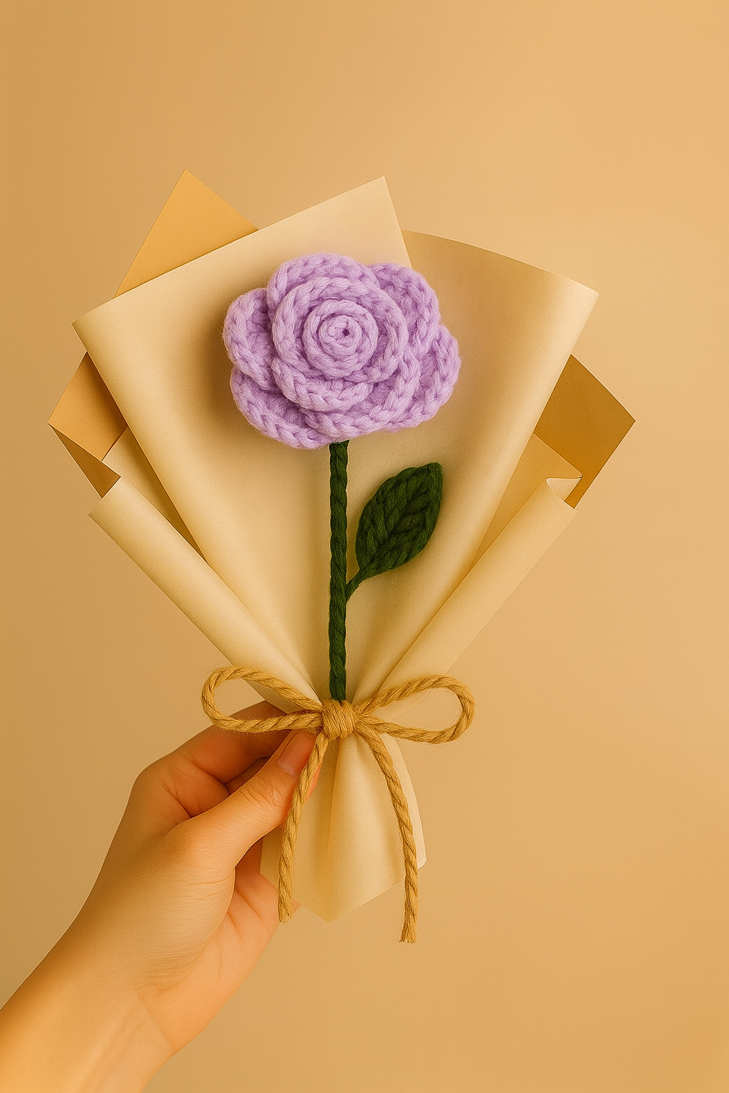 Handmade Crochet Rose