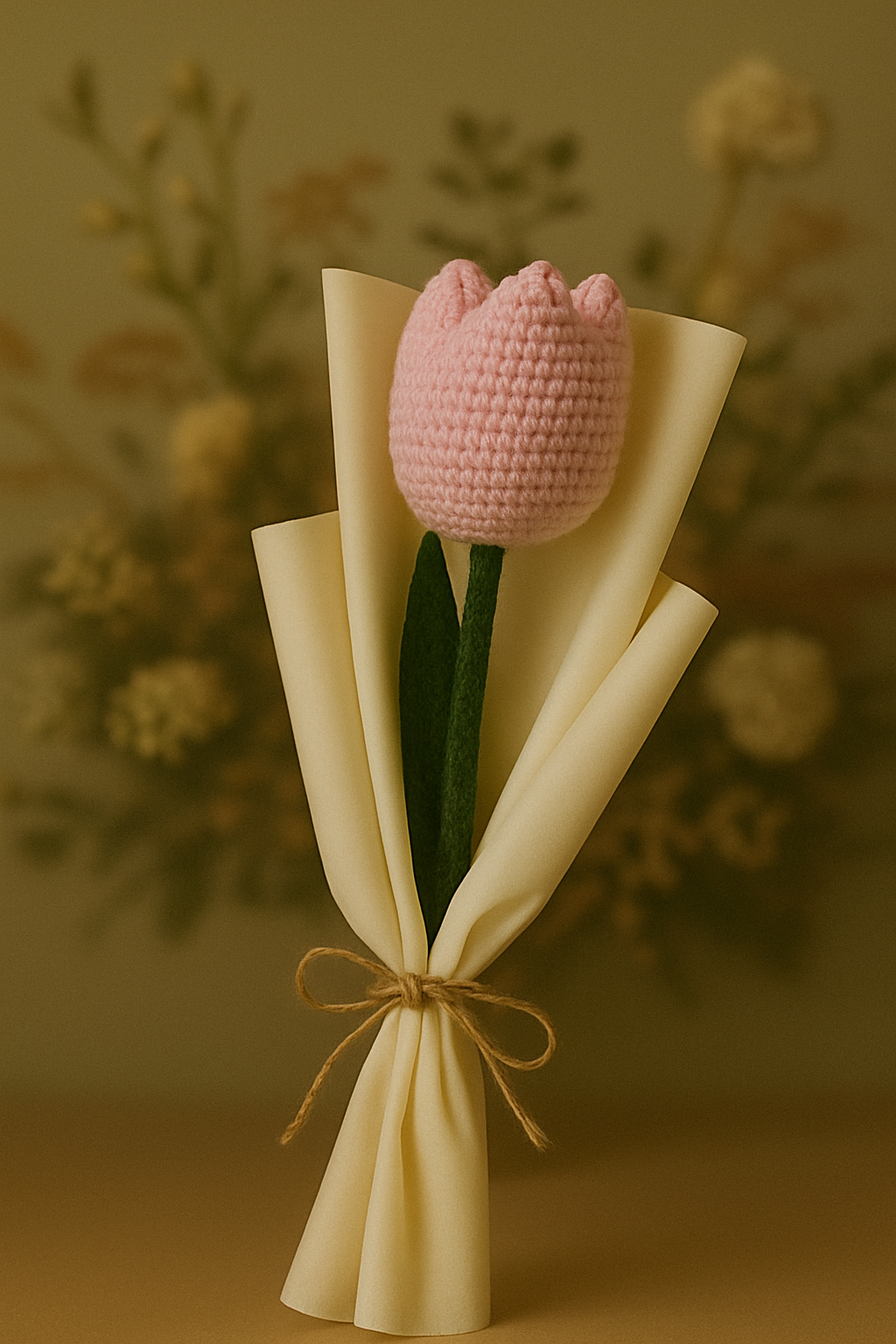 Crocheted Tulip Bloom