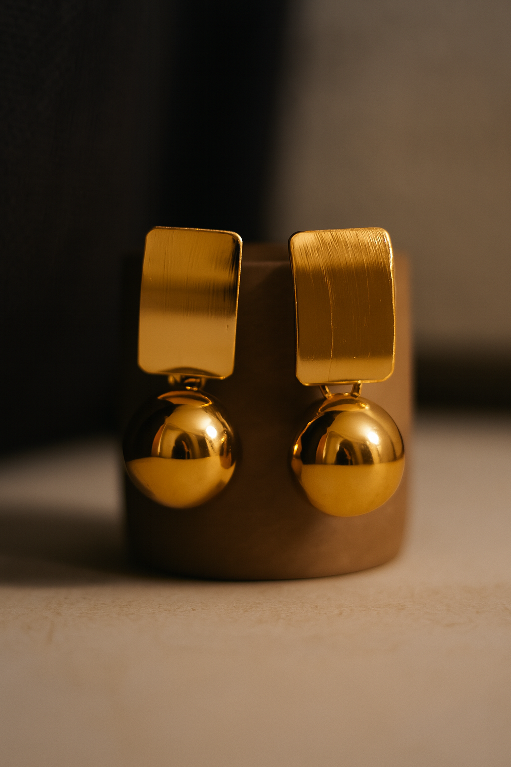 Luxe Orb Statement Earrings