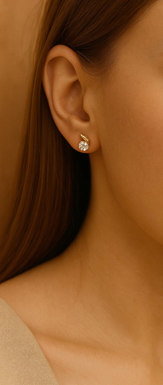 Crystal Dew Studs