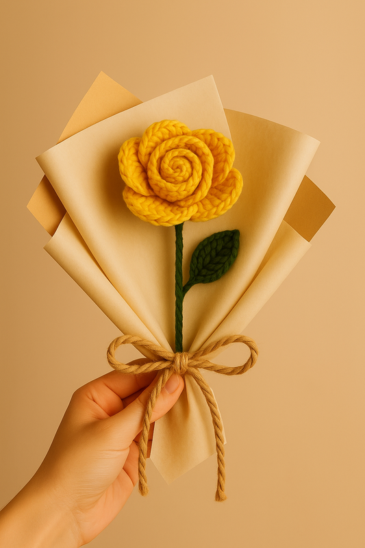 Handmade Crochet Rose