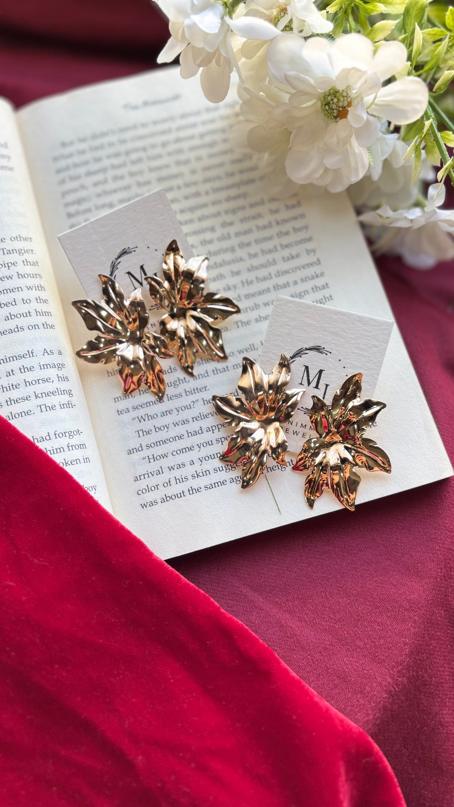 Golden Maple Shine Earrings