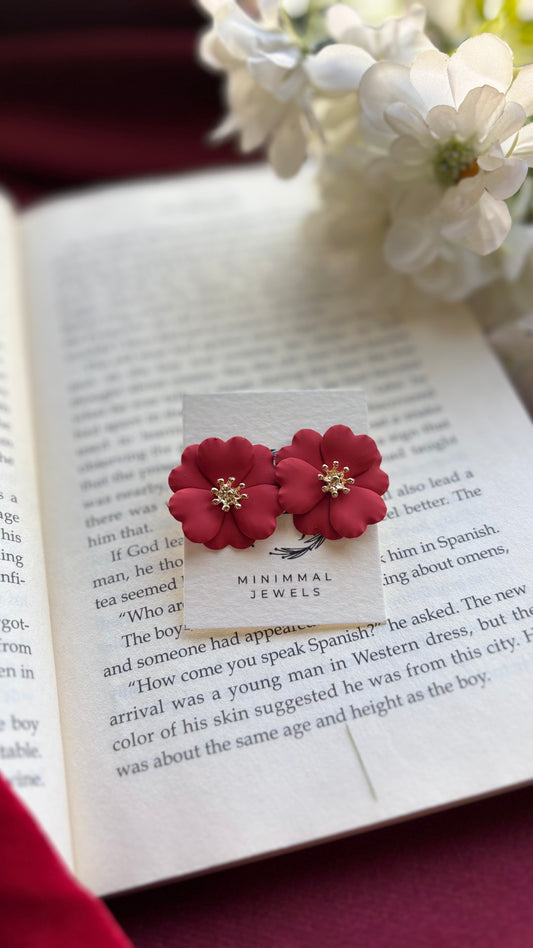 Bold Blossom Stud Earrings