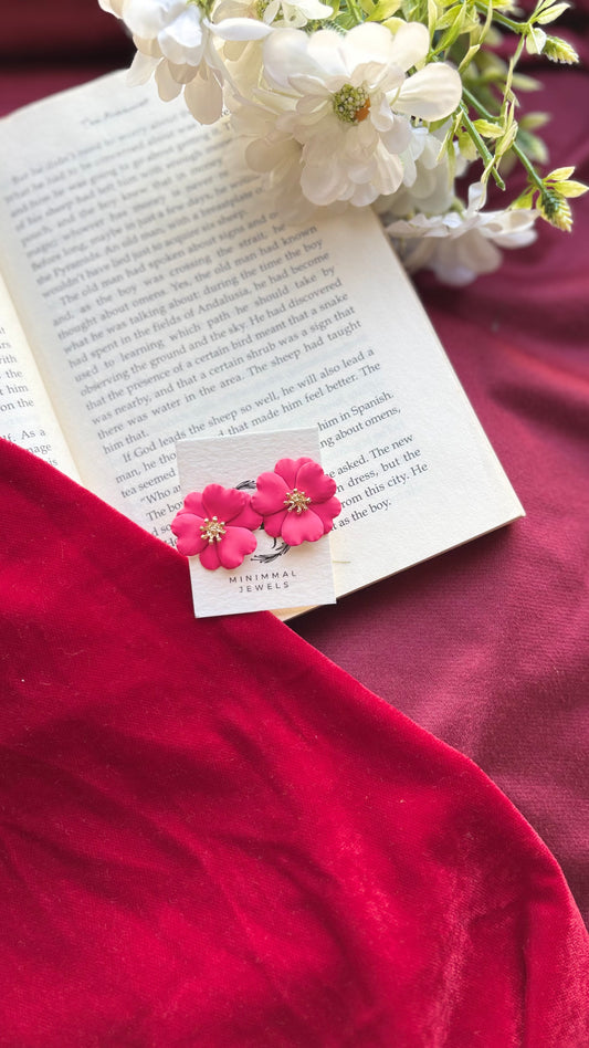 Bold Blossom Stud Earrings