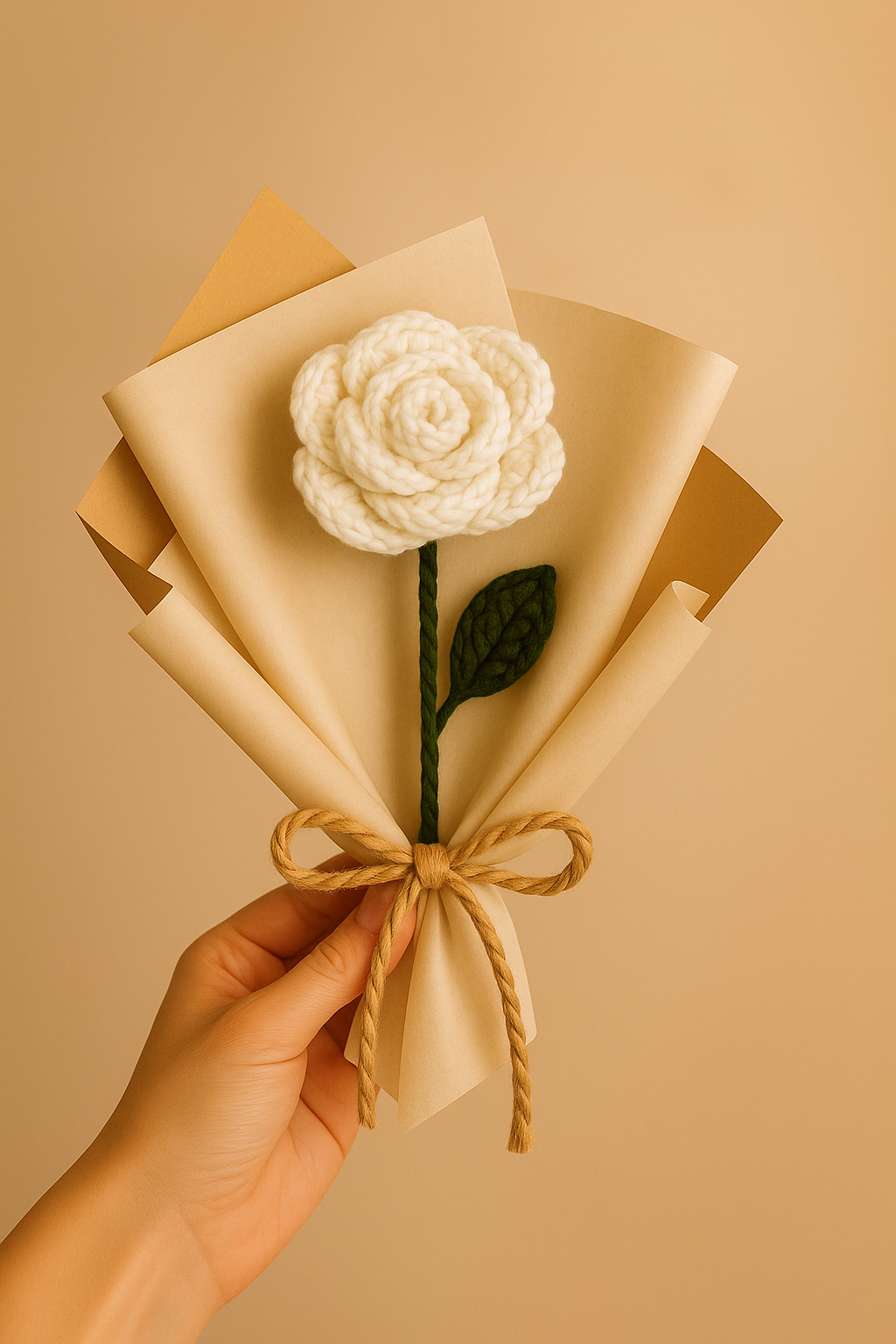 Handmade Crochet Rose