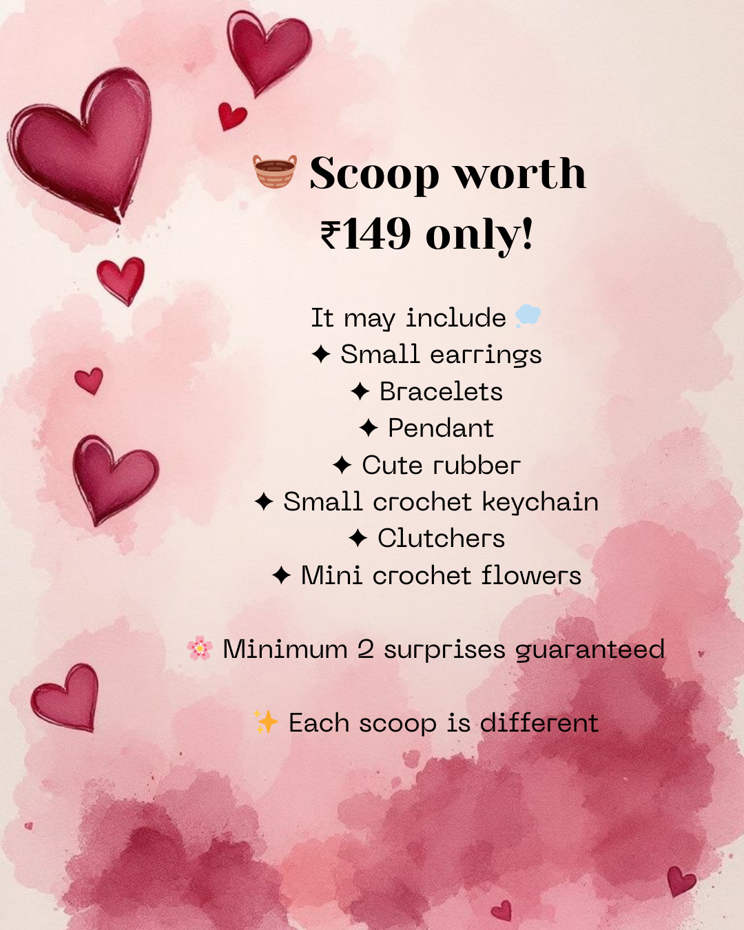Mystery scoop ₹149