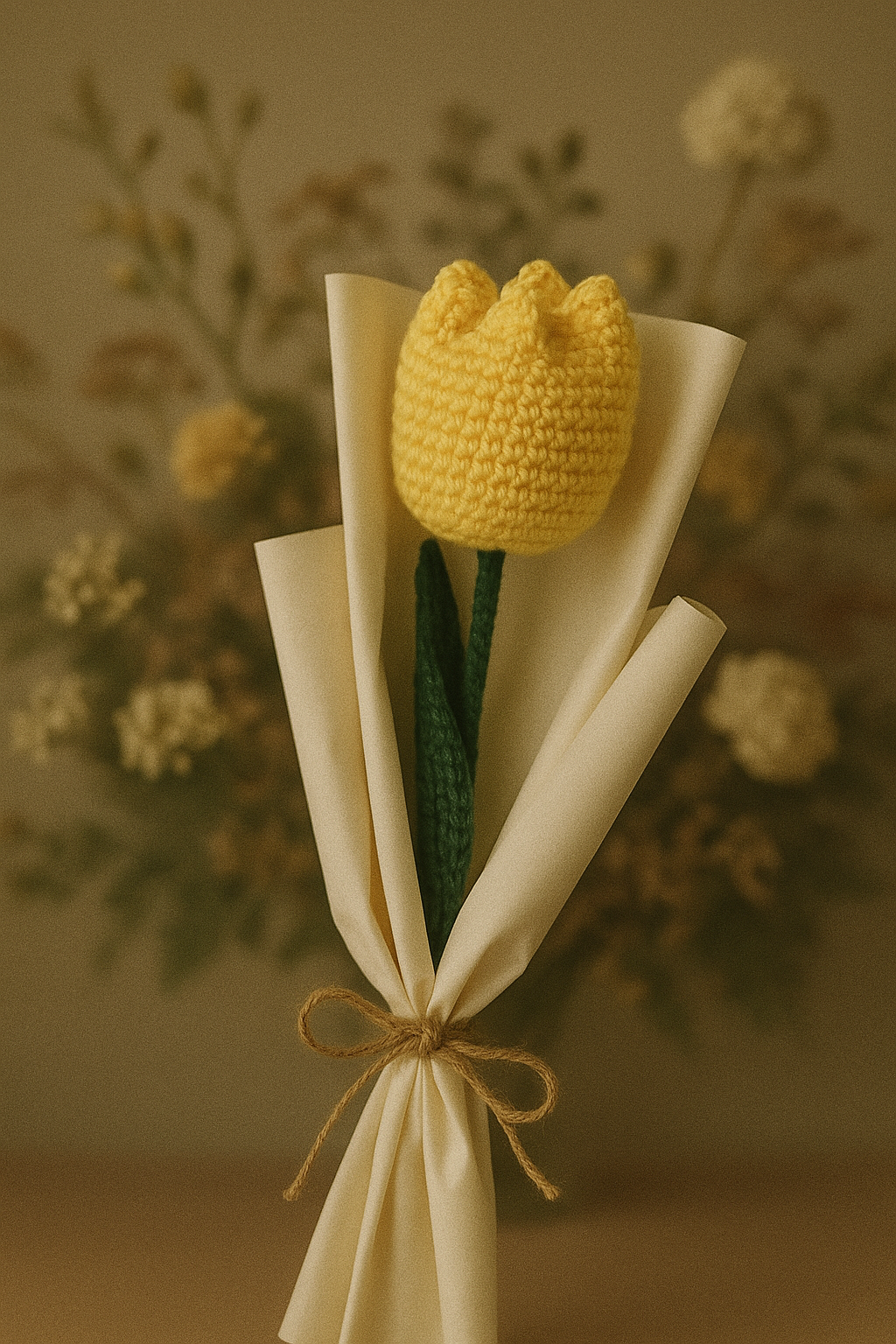 Crocheted Tulip Bloom