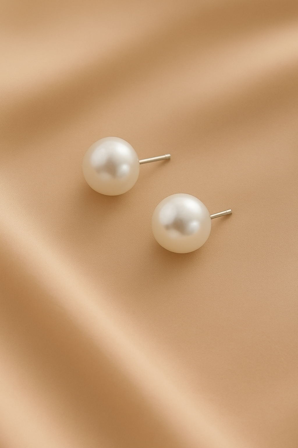 Classic Pearl Stud Earrings