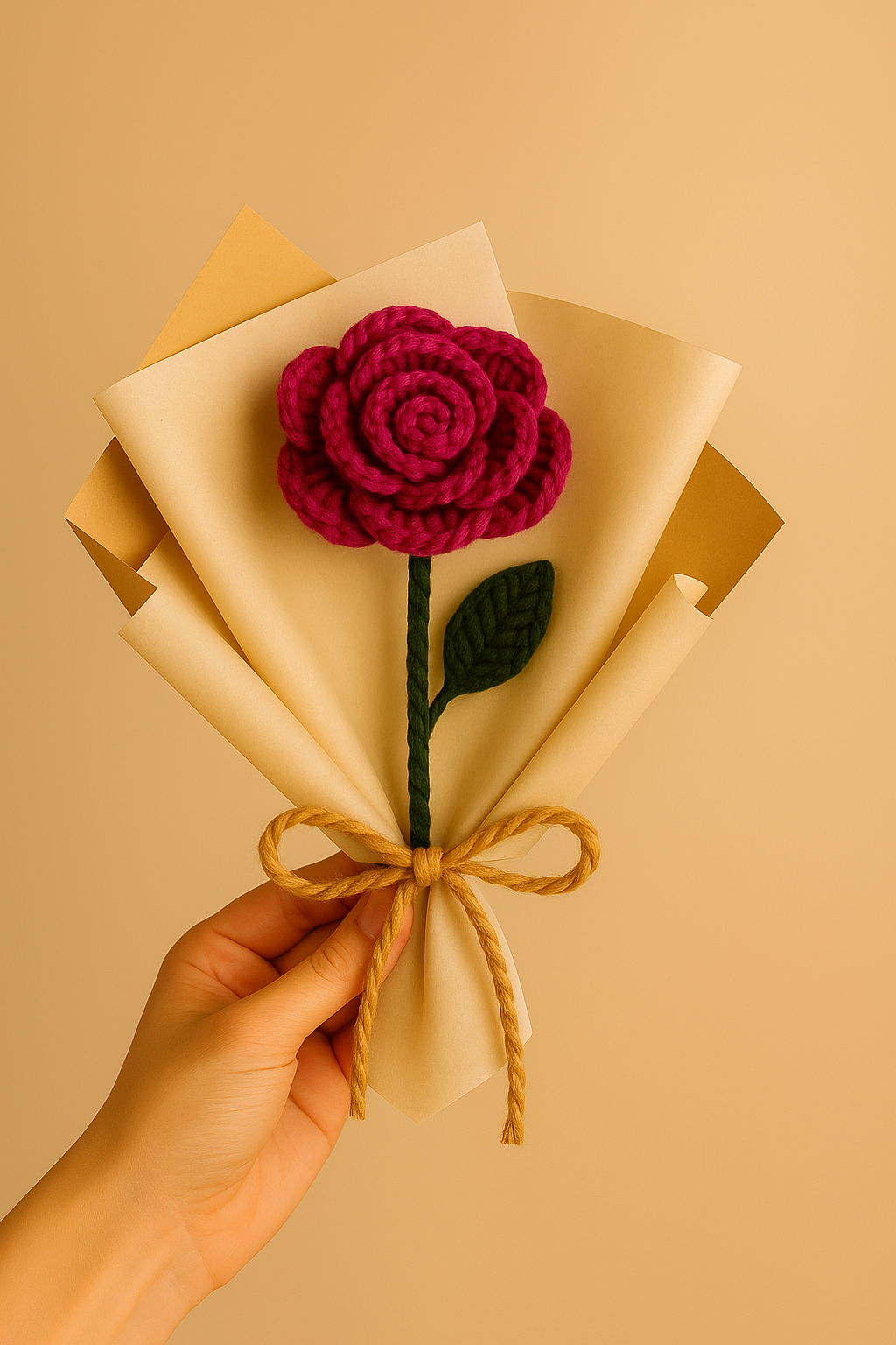 Handmade Crochet Rose