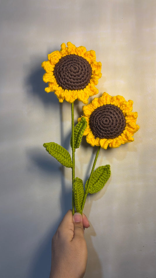 Sunny Crochet Sunflower – Handcrafted Bloom