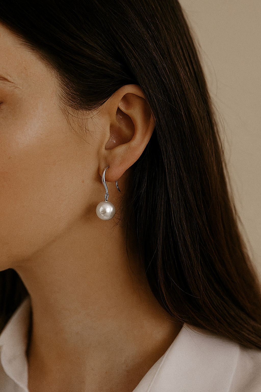 Elegance Drop Pearl Earrings