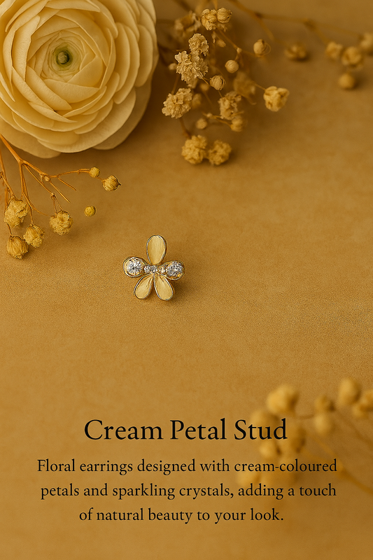 Ivory Bloom Studs