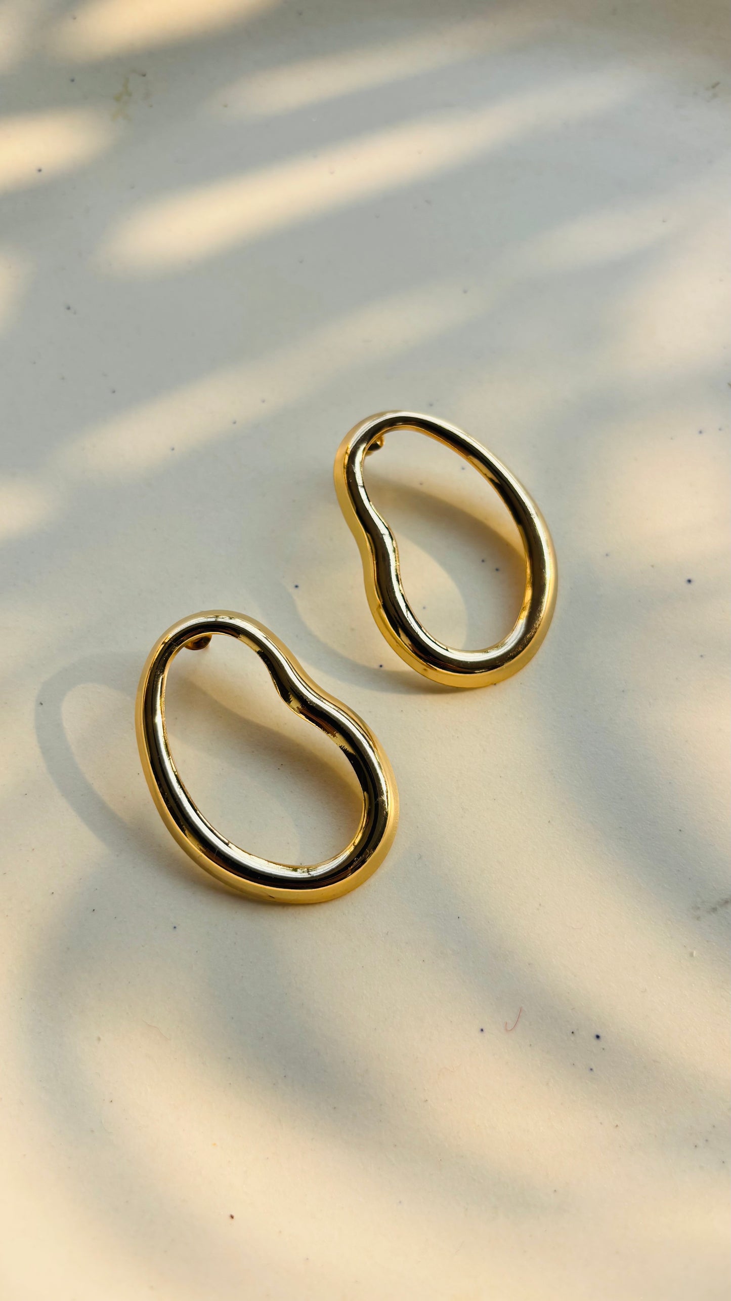 Oblong earrings