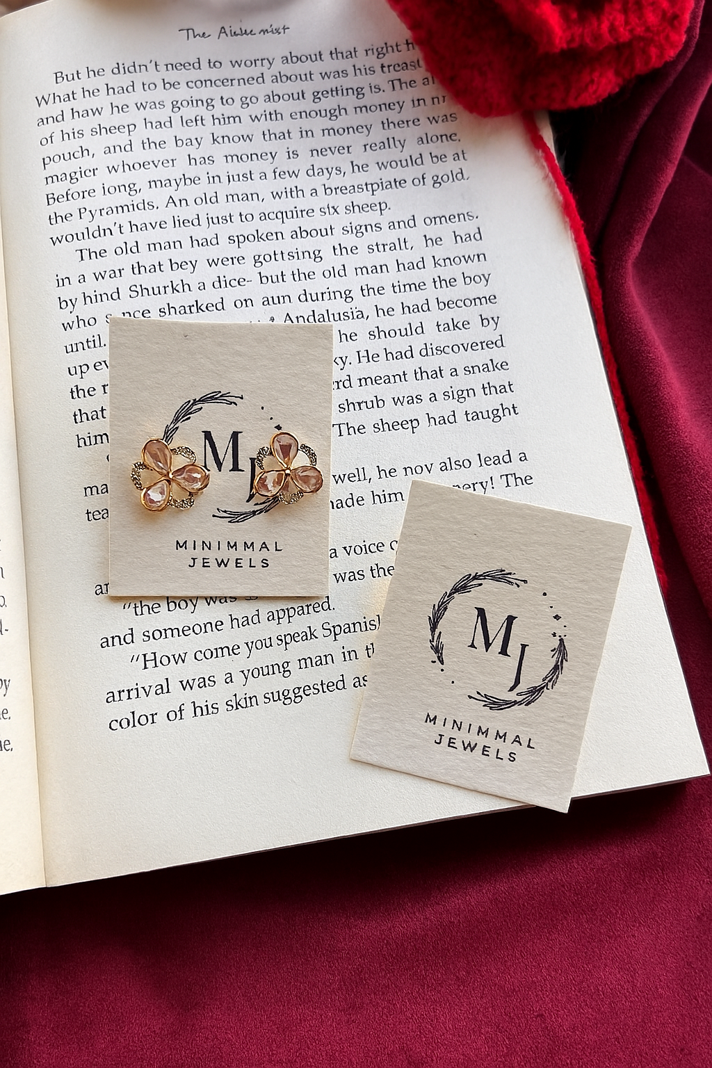 Rose Quartz Bloom Studs