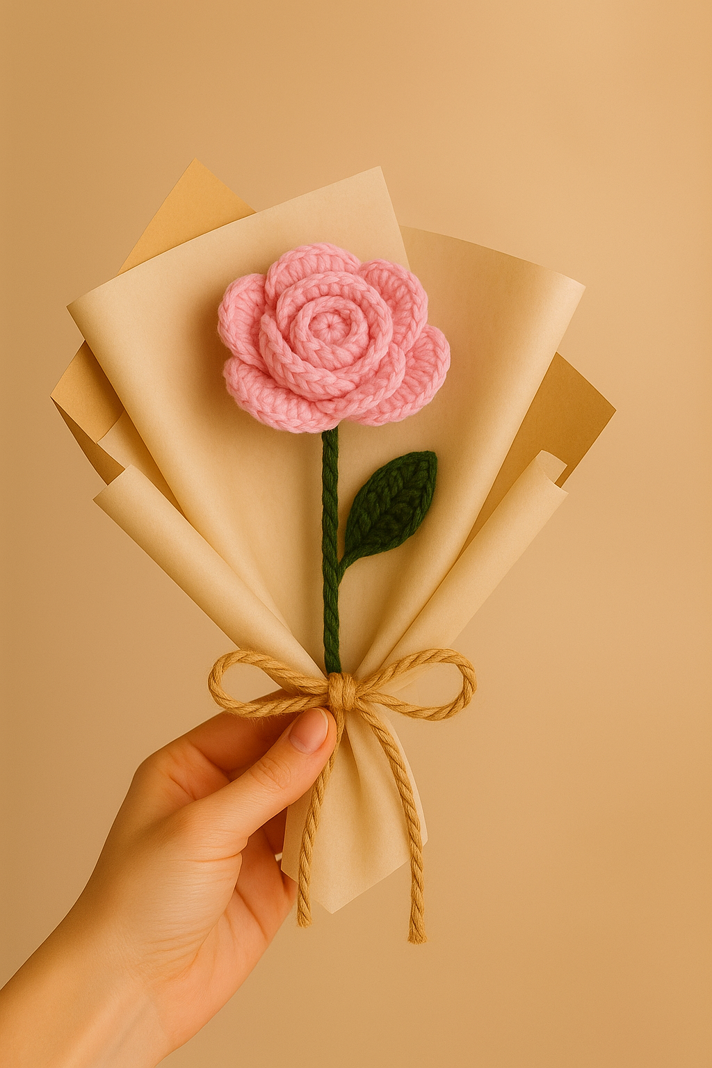 Handmade Crochet Rose