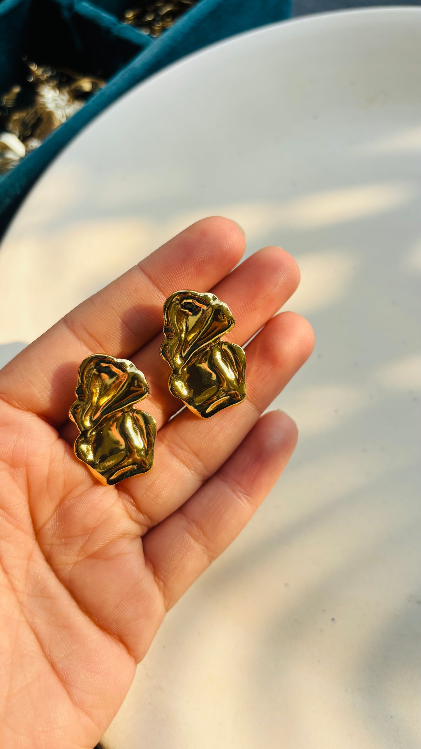 Textured earrings
