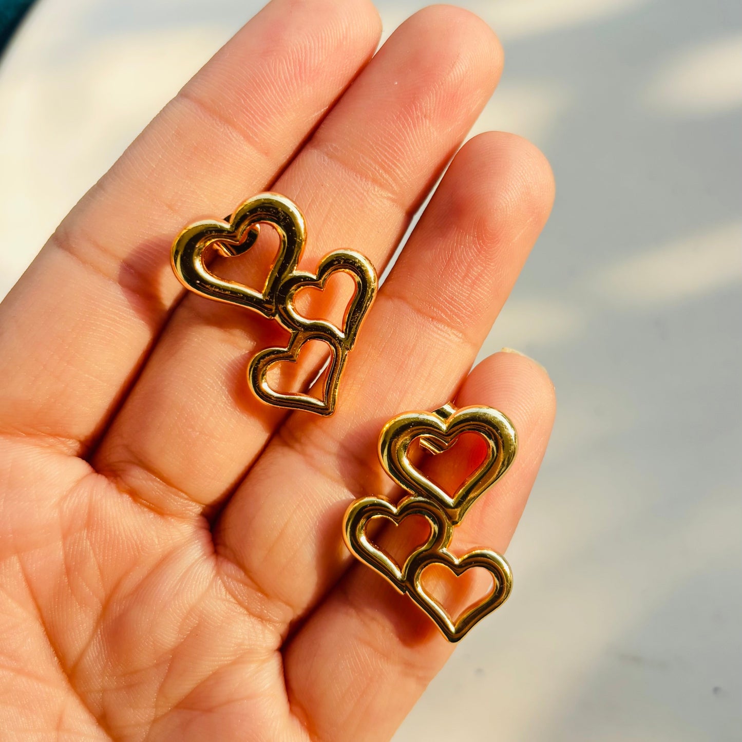 Heart earrings