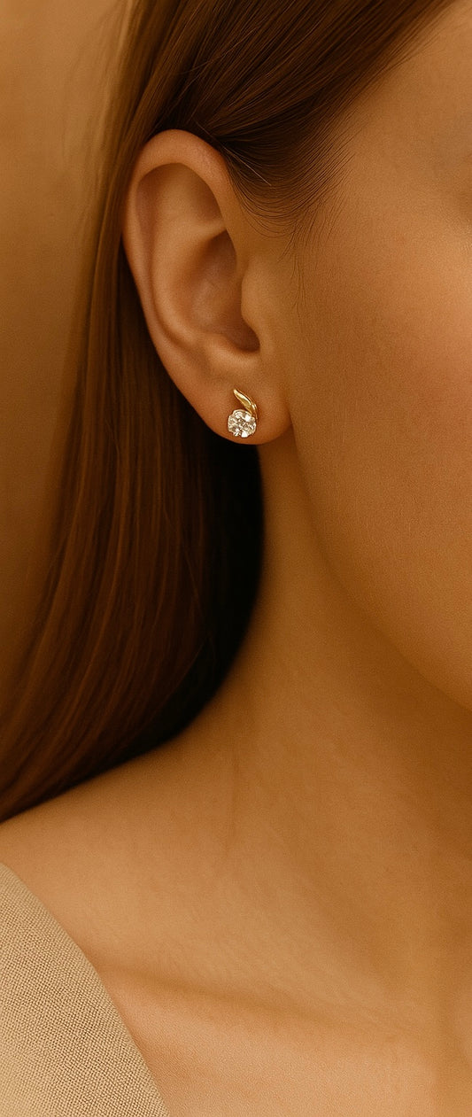 Crystal Dew Studs