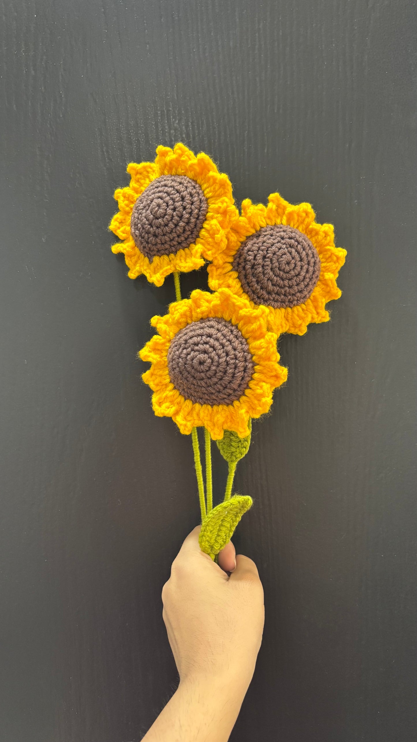 Sunny Crochet Sunflower – Handcrafted Bloom