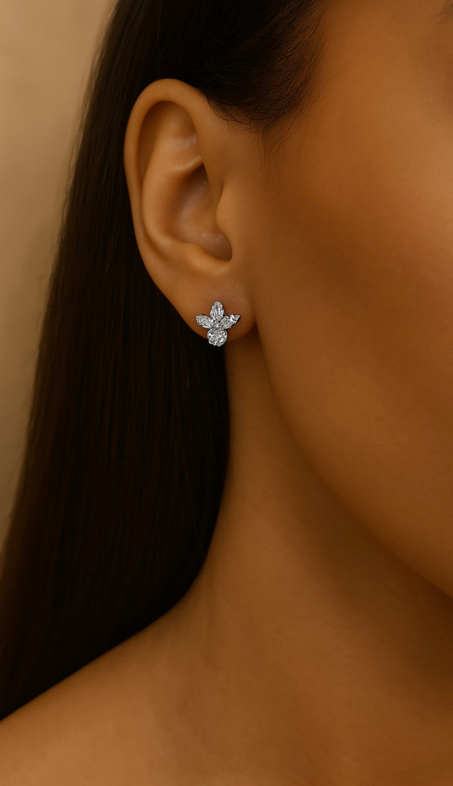 Crystal Blossom Studs