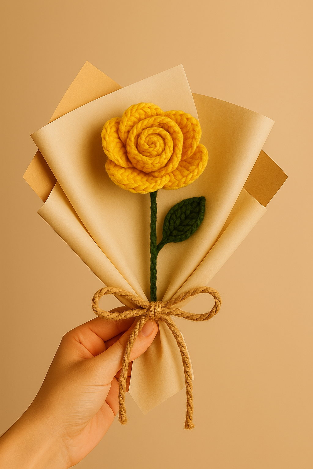 Handmade Crochet Rose