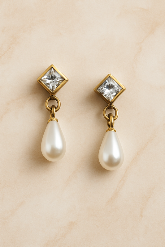 Crystal Dewdrop Danglers